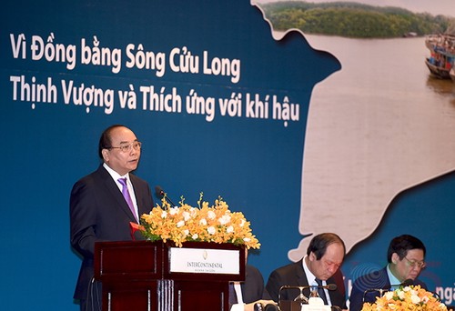 Premierminister Nguyen Xuan Phuc schätzt ausländische Hilfe für das Mekong-Delta  - ảnh 1